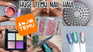 Huge TEMU Nail Haul | 50+ items!