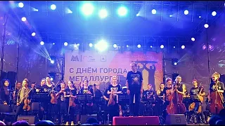 Магнитогорск, день города и металлурга, Orchestra in Rock и салют (15.07.2022)