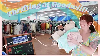 THRIFT with me at GOODWILL! w/a CUTE try on haul