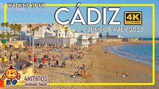 CADIZ | Walk by the sea | 4K UHD Walking Virtual Tour Spain 2023