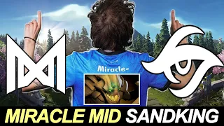 MIRACLE MID Sand King Crazy Combo — NIGMA vs SECRET