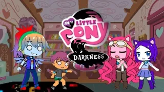 FNF my little pony darkness, но это гача лайф (обновленная анимация) + касцена