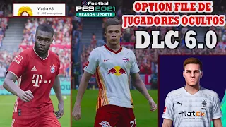 Option File de Jugadores Ocultos DLC 6.0 l PES 2021 l PS5, PS4 .PC l Tutorial.