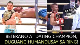 BETERANO AT DATING CHAMPION DUGUANG HUMANDUSAY SA RING!