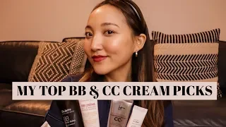 TOP 5 BB & CC CREAM PICKS | honest opinions on coverage, lasting power, SPF, price, overall finish