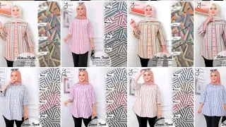 BAJU WANITA TERBARU 2024|| TUNIK SIMPLE|| KEMEJA WANITA|| BAJU MOTIF|| BAJU SIMPLE