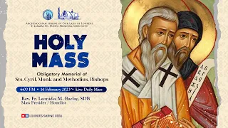 6:00 PM | LIVE DAILY MASS | 14 FEBRUARY 2023 |  FR. LEONIDES M. BACLAY, SDB