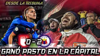 QUE HORROR  LA DEFENSA DESDE LA TRIBUNA SANTA FE vs PASTO (0-2) Liga Betplay 2023-l