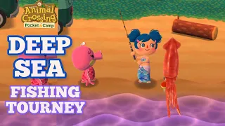 DEEP SEA FISHING TOURNEY | Animal Crossing Pocket Camp