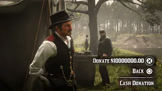 Dutch's Reaction If Arthur Donates $ 10 000 000.00 to the Camp