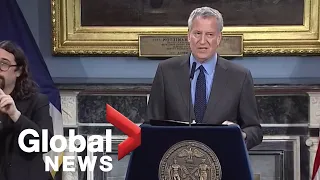 Coronavirus outbreak: NYC mayor says state's first COVID-19 death is an 82-year-old woman