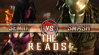 Mortal Kombat X: Semiij vs Smash FT10 (THE READS!)
