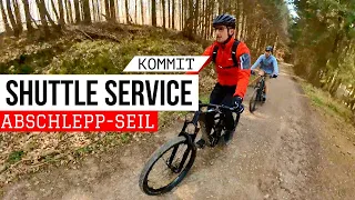 eBike und Fahrrad Abschleppseil für Erwachsene & Kinder : Kommit ! Shuttle im Trail.