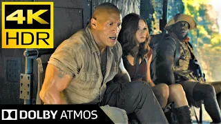 4K HDR ● Helicopter vs Rhinos (Jumanji 2017) ● Dolby Atmos