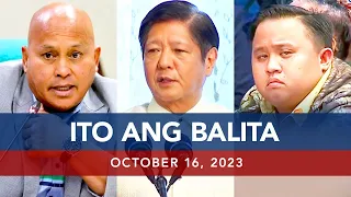 UNTV: Ito Ang Balita | October 16, 2023