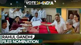 India Elections 2024: Congress leader Rahul Gandhi files nomination from Raebareli | WION News