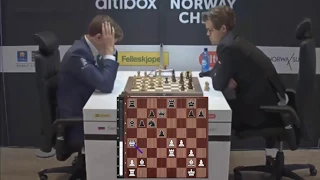 PAWN STORM D4!! Magnus Carlsen CRUSH Sergey Karjakin || Norway Chess blitz 2017