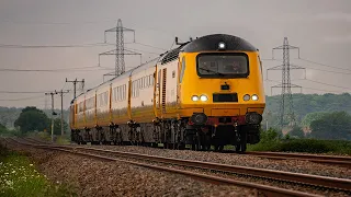 Network Rail Class 43 HST (New Measurement Train) at Edwinstowe Foot Level Crossing | 17th May 2024
