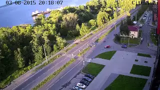 Авария с мотоциклом в Петрозаводске