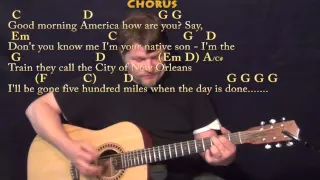 The City of New Orleans (Arlo Guthrie) Strum Guitar Cover Lesson with Chords/Lyrics