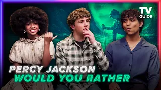 Percy Jackson and the Olympians Cast Plays Who Would You Rather