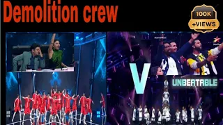 demolition cerw India got talent vs dance Plus v unbeatable group #tranding #viralvideo