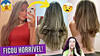 MENINA TEVE CABELO PICOTADO PELA "MELHOR AMIGA"- PEDIU CORTE EM CAMADAS E GANHOU DEGRAUS 😰