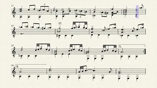 Adagio – Tomaso Giovanni Albinoni, 1671-1751 (guitar sheet music)