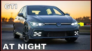 👉 AT NIGHT: 2022 VW GTI - Interior & Exterior Lighting Overview Volkswagen Golf + Night Drive