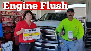 2012 Ram 2500HD AMSOIL Engine Flush Oil Change 6.7L Cummins