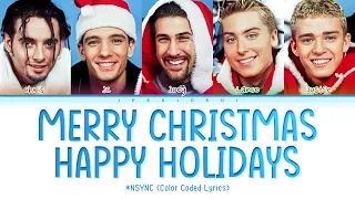 *NSYNC - Merry Christmas Happy Holidays (Color Coded Lyrics Eng)