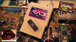 RAD-Doom audio paths on C64 with RAD Expansion Unit: SID, MIDI, DigiMax, SIDKick DAC