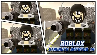 Roblox skibidi toilet Rp NEW UPDATE 14 [ strenge bathtub war ] rocket launcher showcase