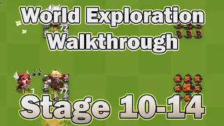 [Guardian Tales] Lullehツ - World Exploration Walkthrough | Stage 10-14 (Timestamps in Description)