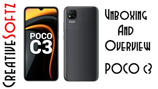 POCO C3 Matte Black, 32 GB 3 GB RAM - Unboxing