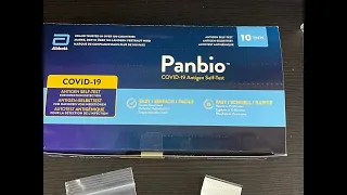 Covid-19 Antigen Self-Test Kit - Panbio Brand (Unboxing & Testing)