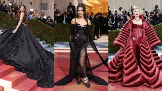 Kendall Jenner Bella and Gigi hadid at met gala 2022 #bellahadid #metgalagacha2022 #runwaymoments