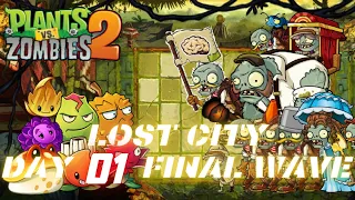 Plants vs Zombies 2 :: RED STINGER Unlocked :: Lost City Day 01 ::  Final Wave【 Shorts 】