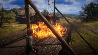 Punishing Micah Bell For 10 minutes in Red Dead Redemption 2  (including torture)
