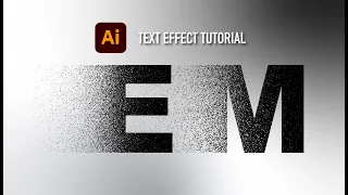 Adobe Illustrator 2023 - Dispersion Text Effect Tutorial