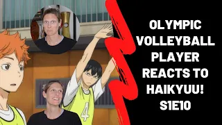 Olympic Volleyball Player Reacts to Haikyuu!! S1E10: "The Dream"