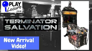 I'll be back... at Play Leisure! It's the Terminator Salvation Twin Arcade Machine...