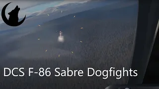 2 Sabres vs the MiG swarm - DCS F-86 Sabre [21:9]