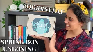 BOOKSNLEAF TEA CRATE UNBOXING | Spring Crate 2019