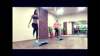 Kira Stertman in training with coach Karinе. Кира Стертман. Спорт