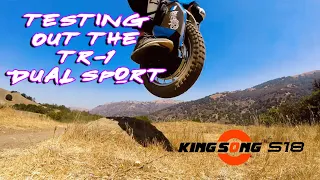 Testing out the TR-1 Dual Sport Tire on the KingSong S18