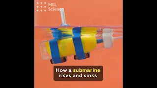 How a submarine rises and sinks