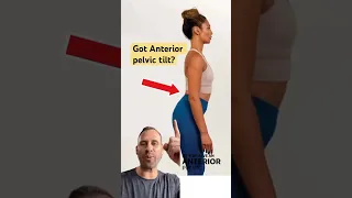 Fix Anterior Pelvic Tilt with 1 Simple Exercise! #anteriorpelvictilt #lowbackpain #shorts