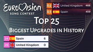 TOP 25 Biggest Upgrades in Eurovision History (1956-2022)