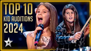 TOP TEN Kid Auditions 2024! | Kids Got Talent